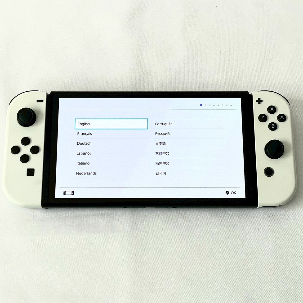 Nintendo Switch OLED White Console 64GB Japan Version Complete In Box CIB