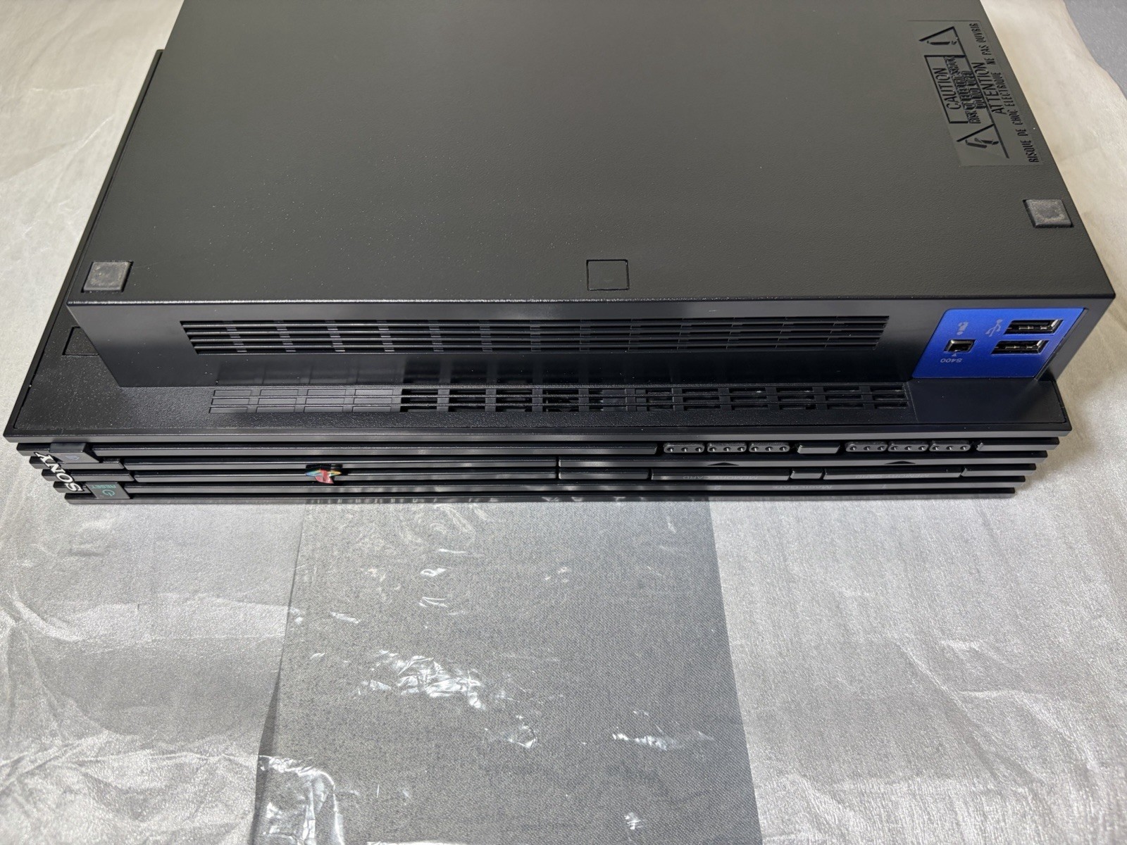 Sony PlayStation 2 PS2 Black Game System SCPH-30001 Complete Mint Cond