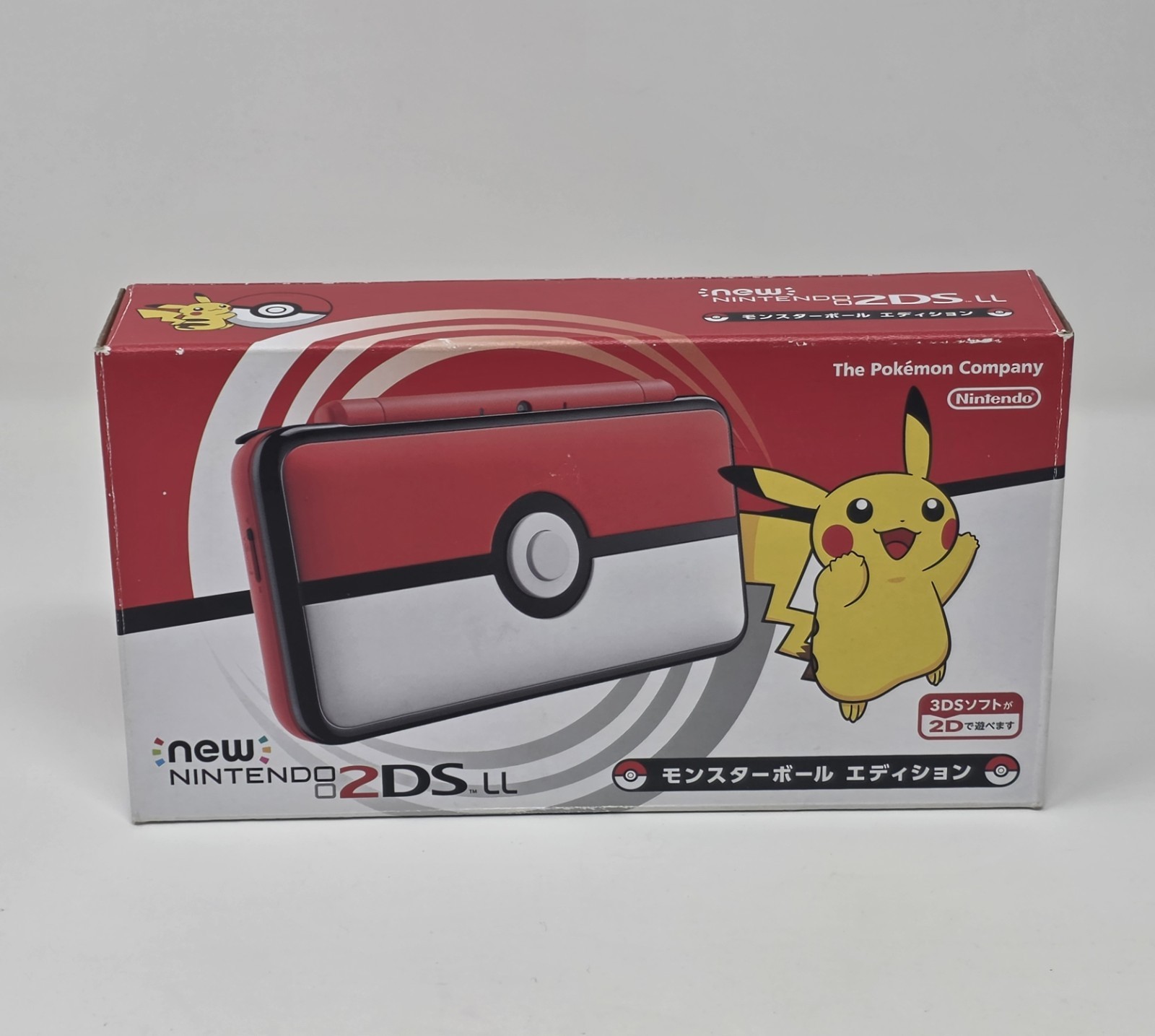 🎮 New Nintendo 2DS LL Poké Ball Edition (JP) | Matching Serial + Box Pokemon XL