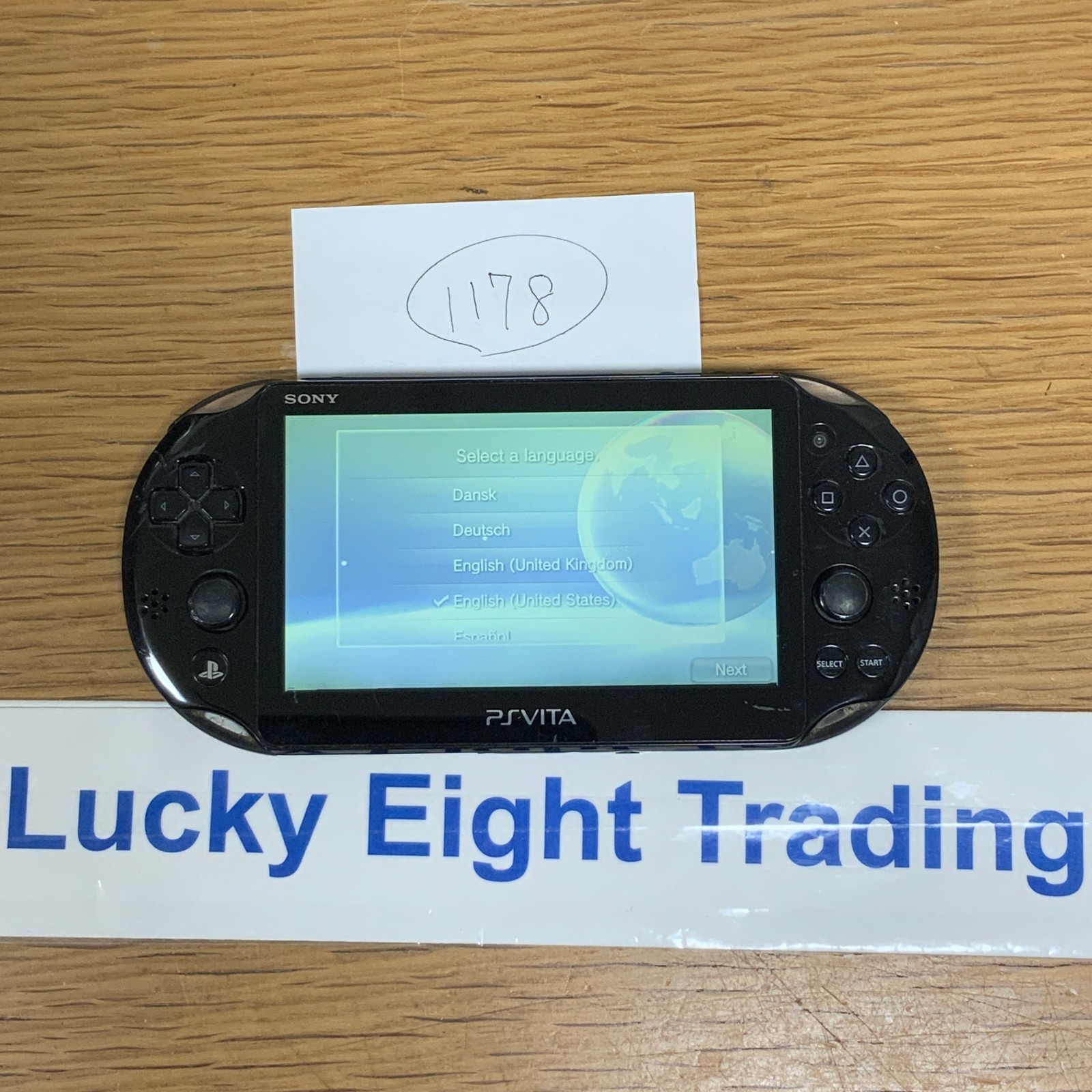 [AS IS 1178] PS Vita Black PCH 2000 ZA11 Console only *PLZ READ DESCRIPTION