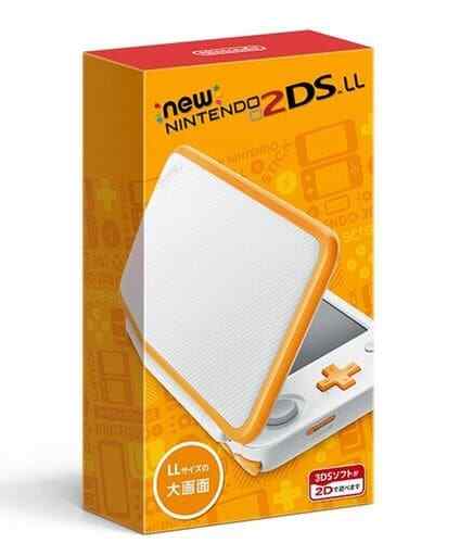 New Nintendo 2DS LL Console System White x Orange Region JAPAN import JP