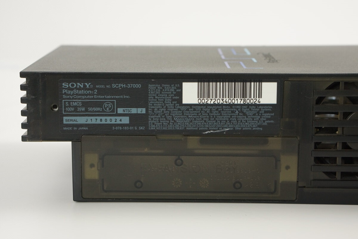 PS2 ZEN BLACK Console SCPH-37000 B Tested System Made in japan Playstation2 1024