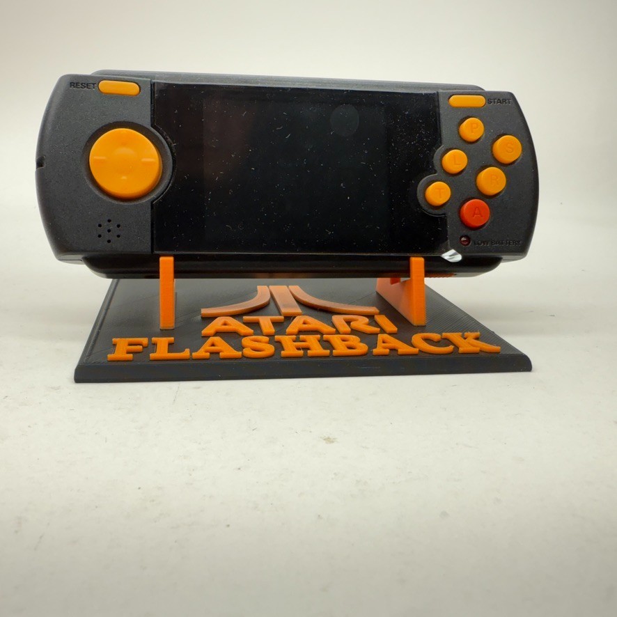 Atari Flashback Portable Black Handheld Console 70 Built in Games New W/Stand