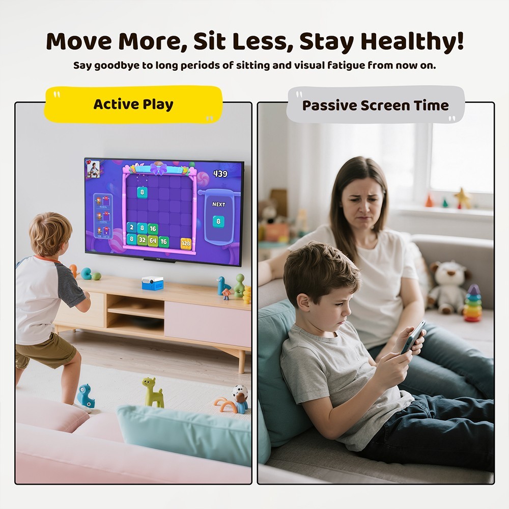 KINHANK MotionX Video Game Consoles for Kids & Families,Continuous updates