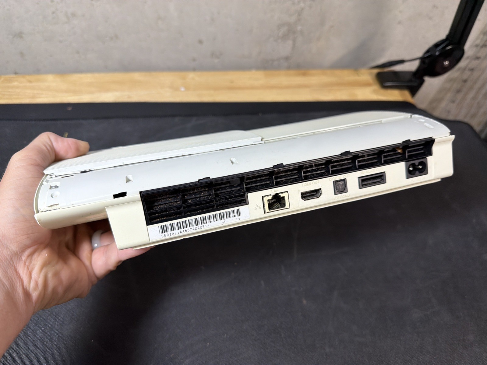 READ! PS3 CECH-4001C White Console for Parts or Repair FAST USA SHIP! Sony