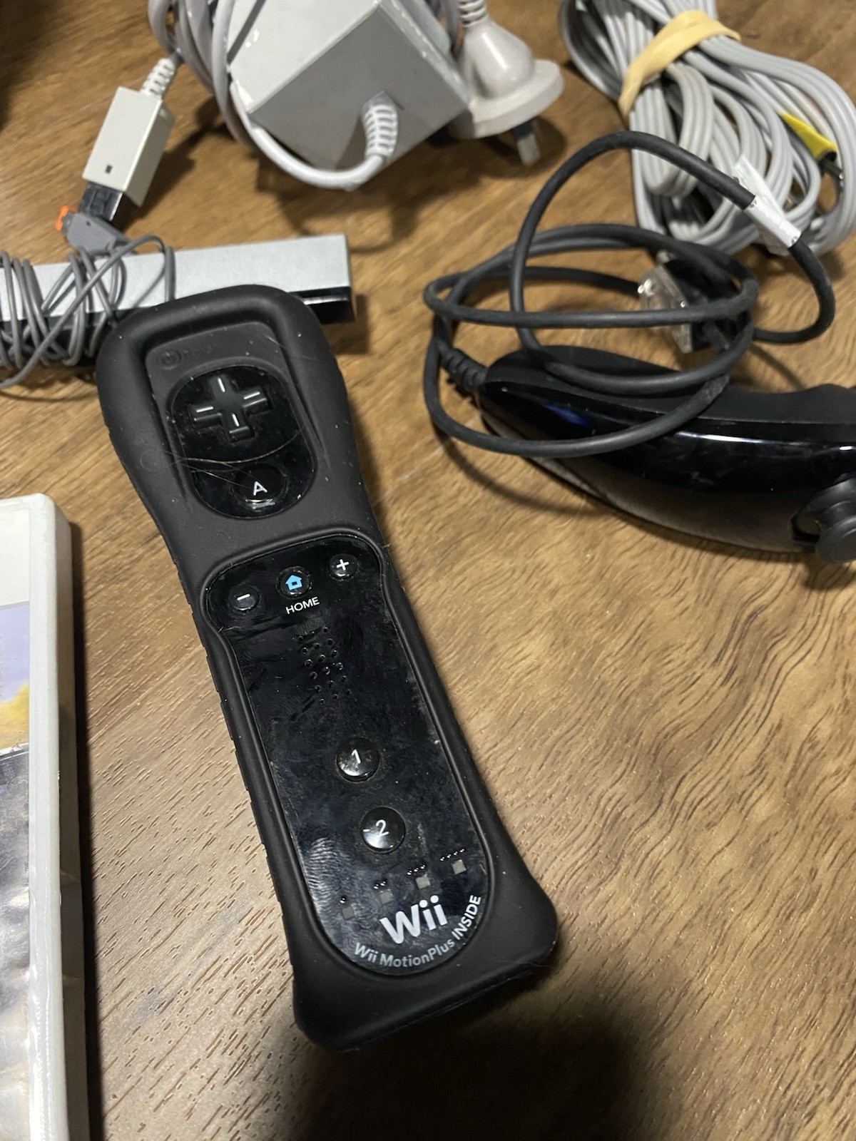 Nintendo Black Wii Motion Plus Console Bundle With 8 Games Controller Sports
