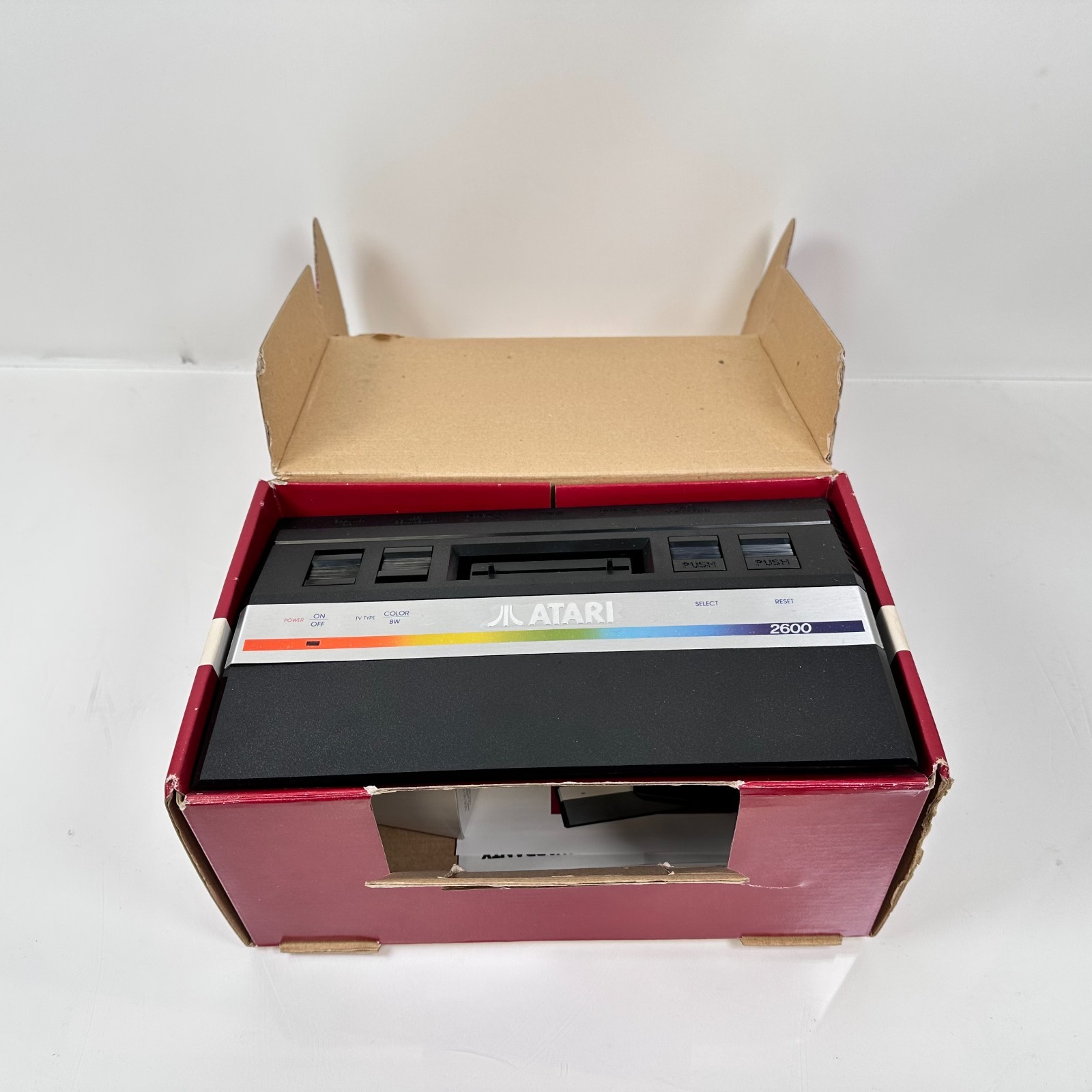 Atari 2600 Complete Console System w/ Console, Joysticks, Paddles & Power Supply