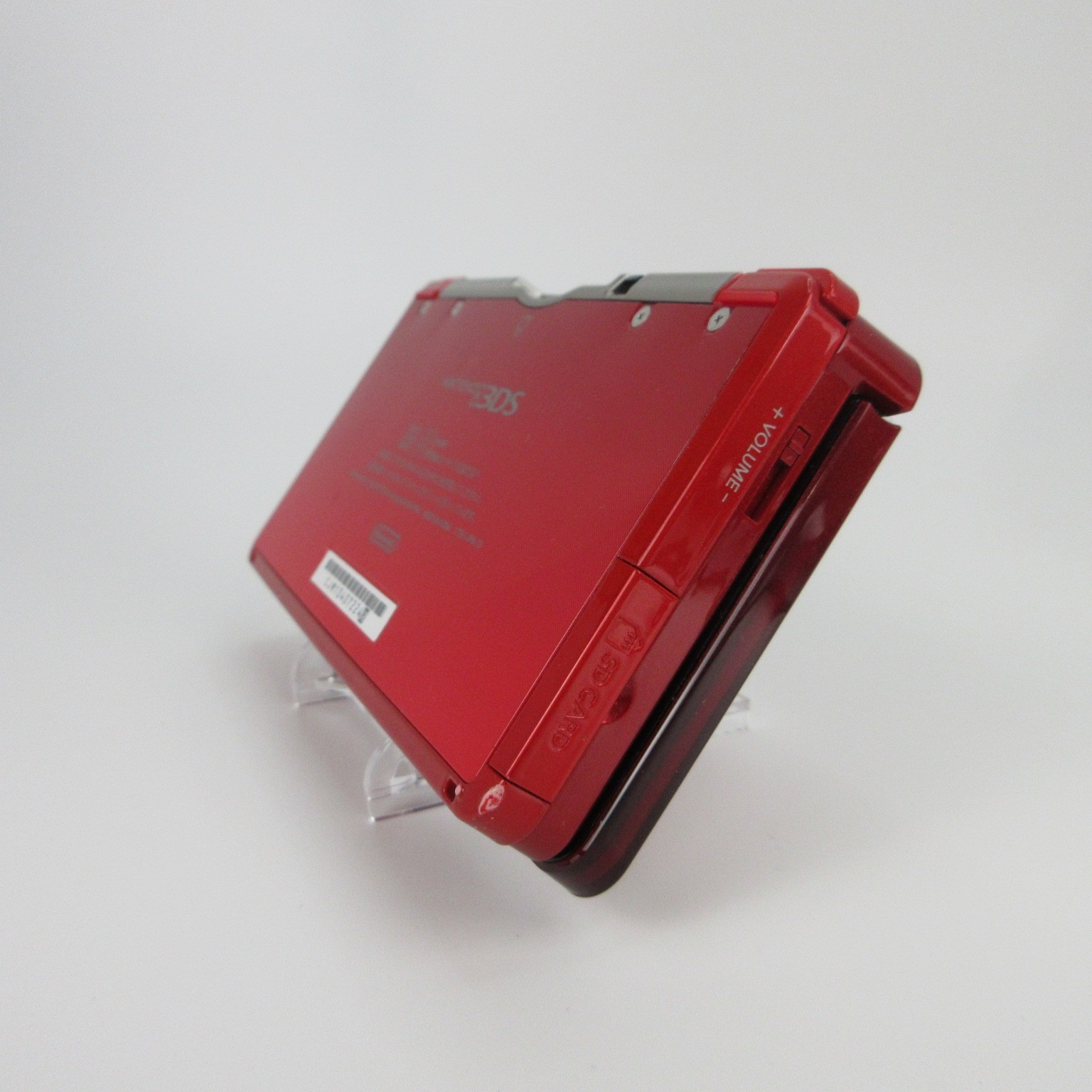 【Very Good】Nintendo 3DS Flare Red Console Box Charger Japanese Edition #Den0816