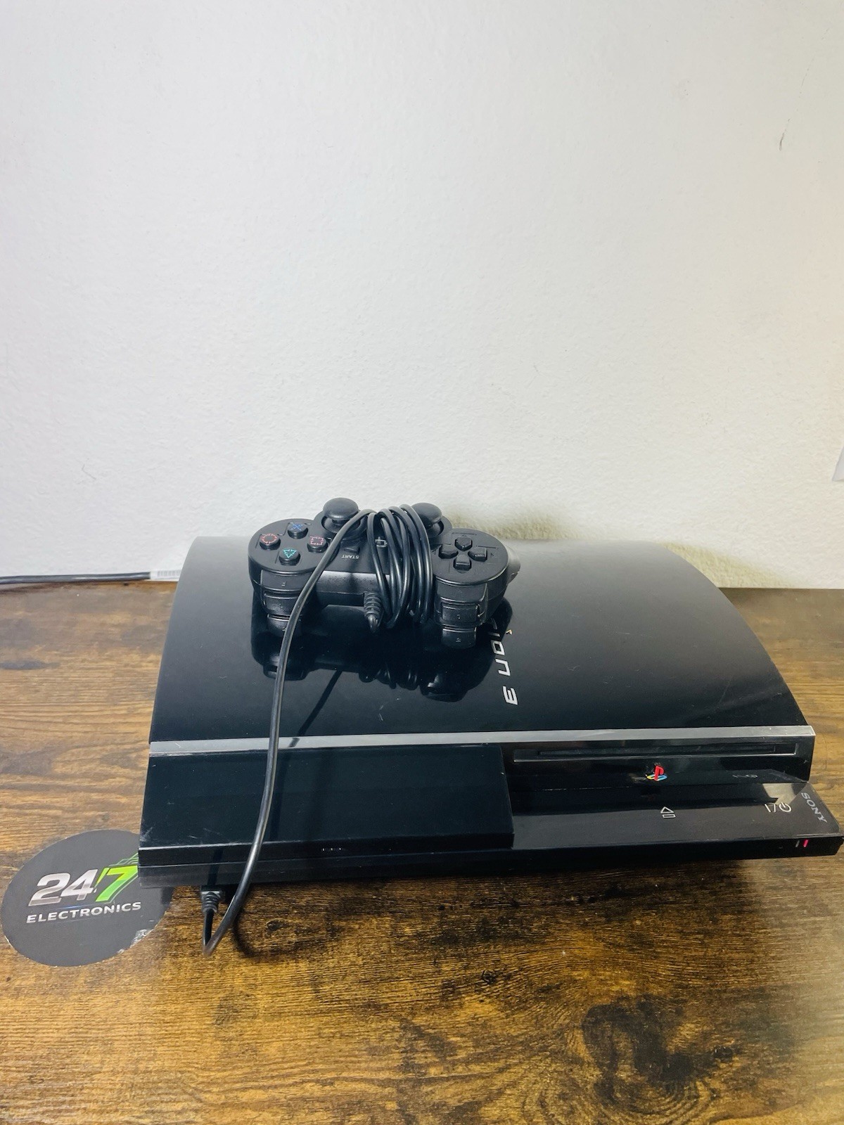 Sony PlayStation 3 PS3 Black Backwards Compatible 1080p HDMI YLOD FOR PARTS READ