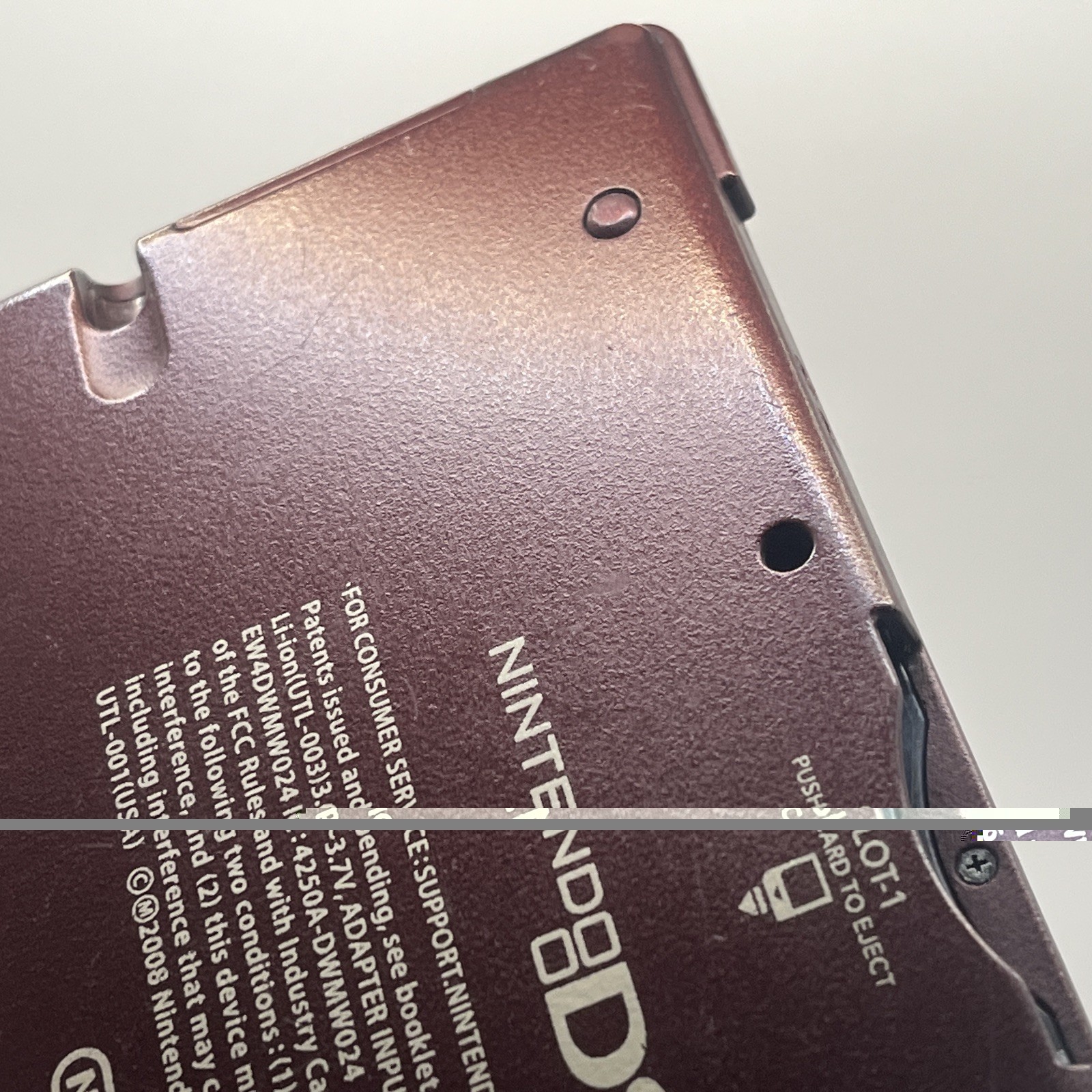 Nintendo DSi XL Launch Edition Handheld System – Burgundy Tested Working