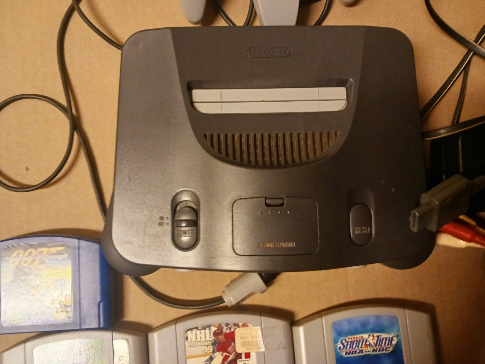 N64 Console Controller Memory Card 7 Games Wave Race Star Wars