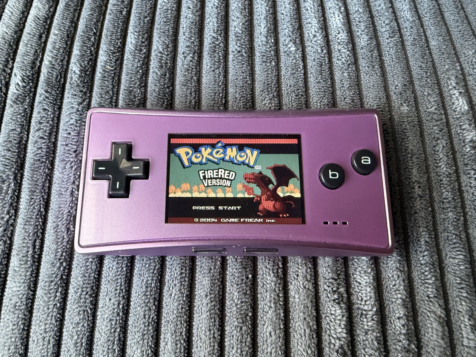 GameBoy Micro Console Nintendo Game Boy System Tested Working Charges with Case