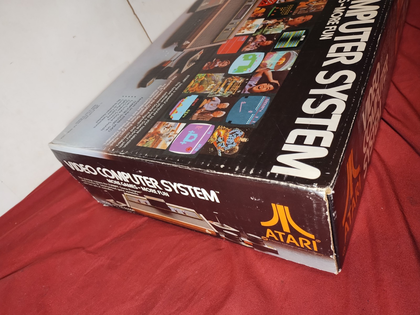 Atari 2600 VCS Console System in Box w Games Tested