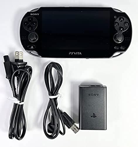 SONY PlayStation PS Vita PCH-1100AB01 Crystal Black 3G Wi‐Fi model “Excellent”