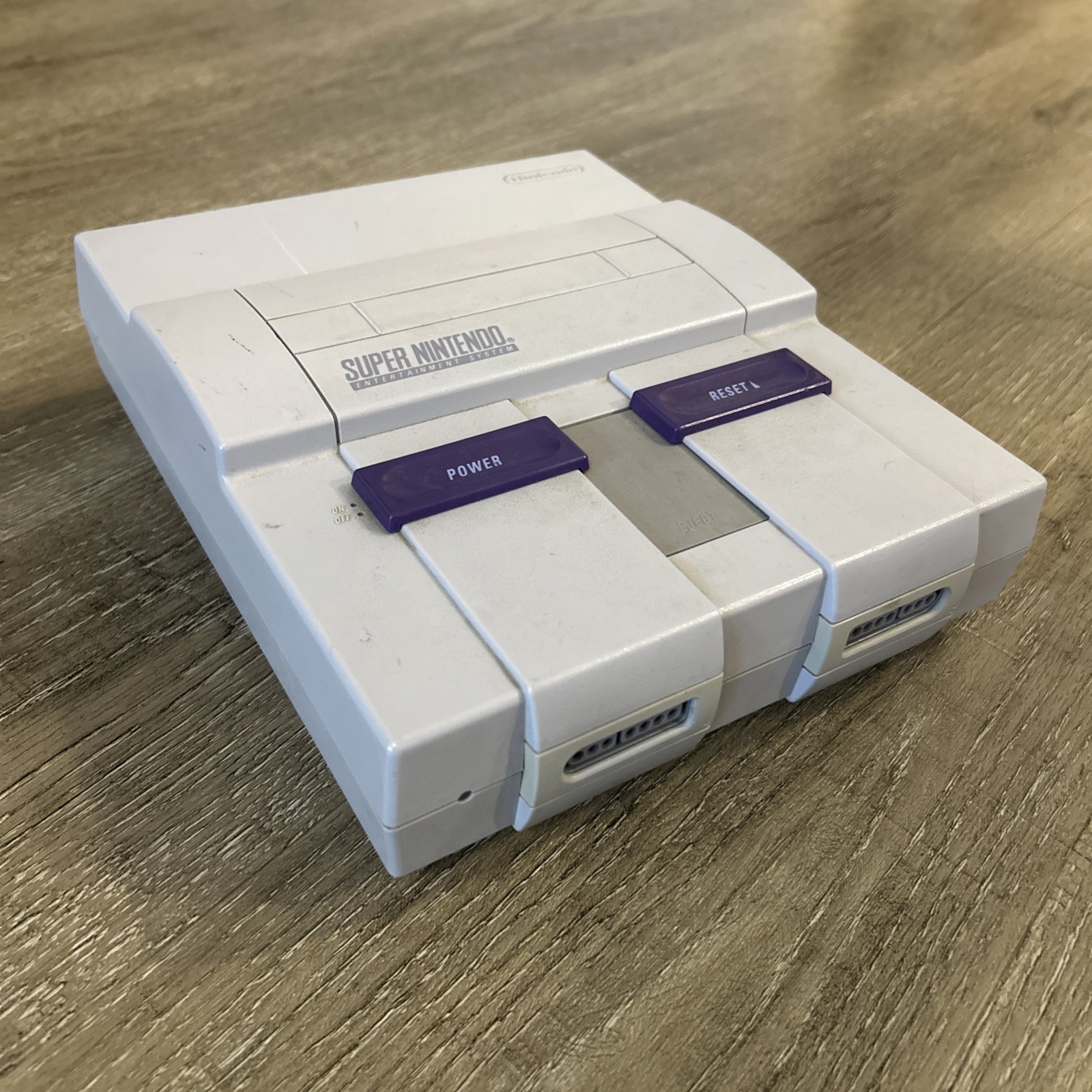 Nintendo SNES Console SNS-001 Bundle With Two Controllers Hookups Tested Working