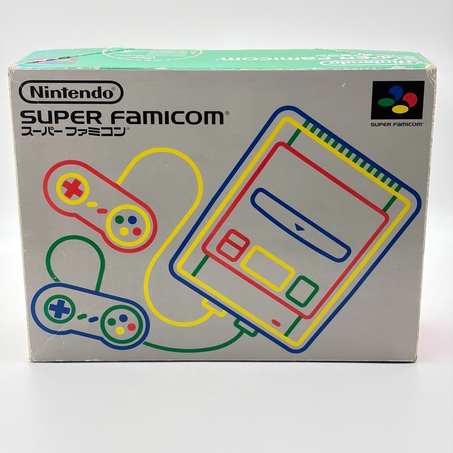 Super Famicom Console Boxed Complete 2 Controllers Fast Delivery NTSC-J
