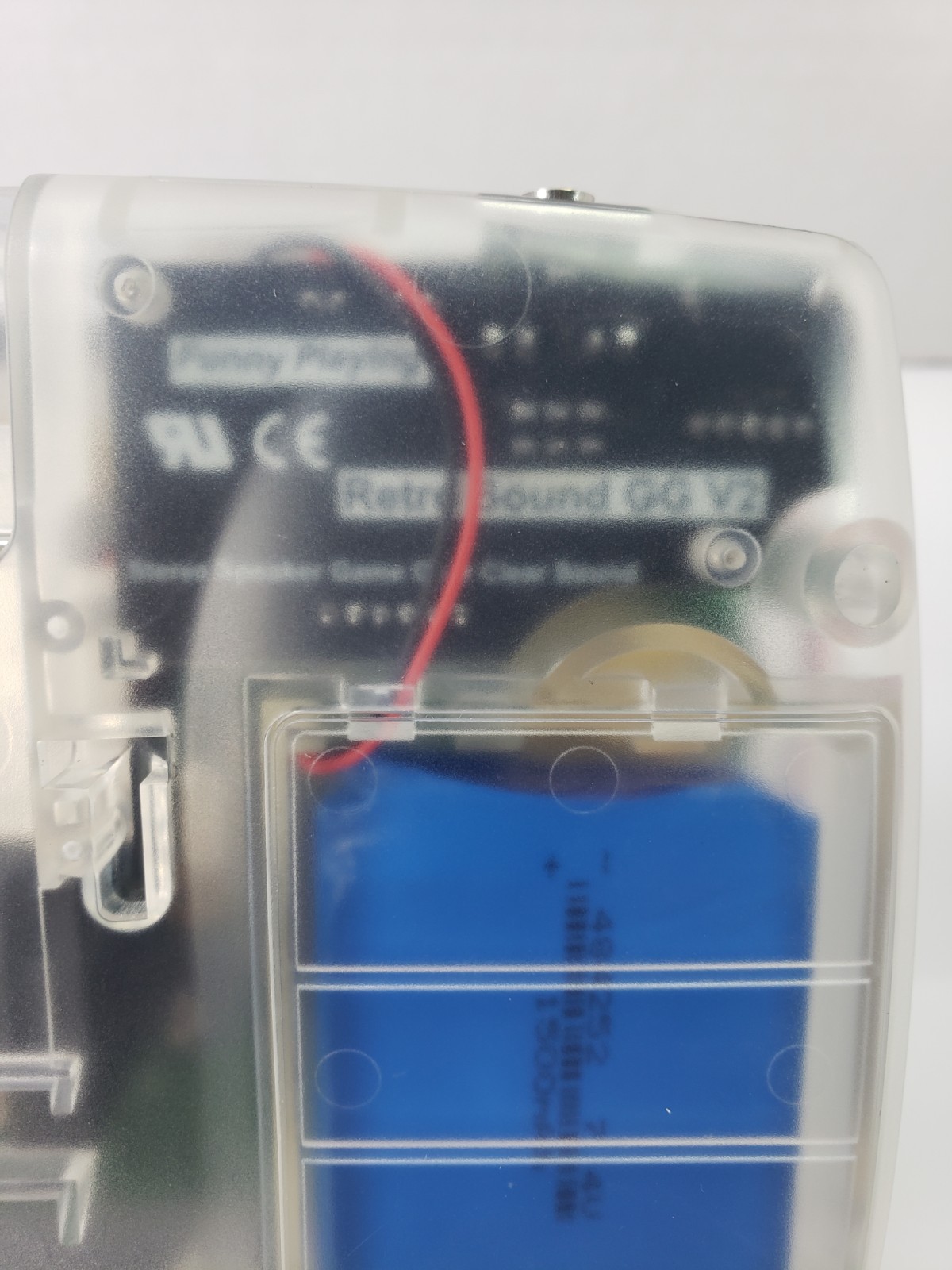 Custom Clear Gamegear, Ips Screen, Rechargeable Usb-c, Re-capped, Soundboard