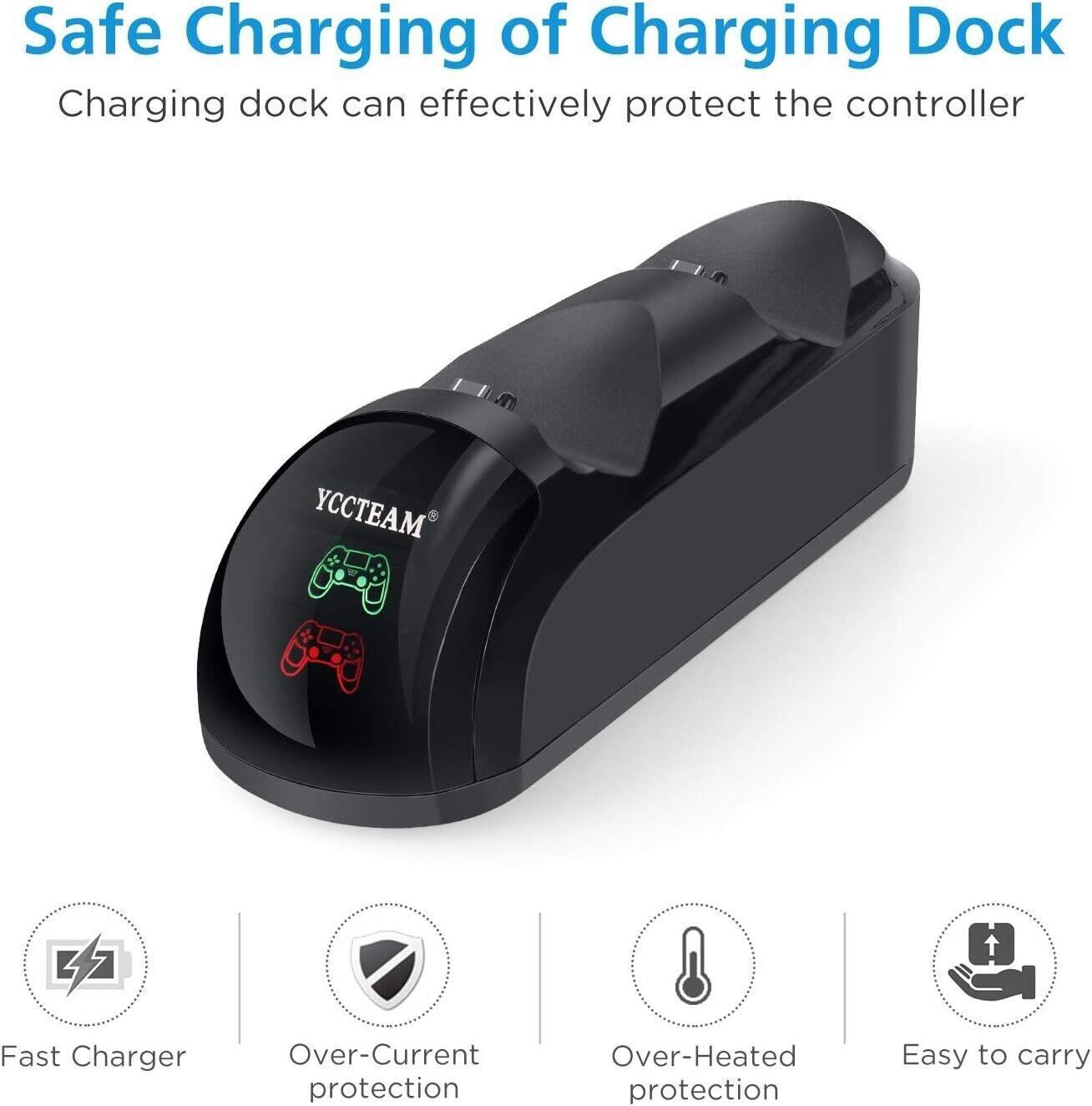 Ps4 Controller Charger Charging Station USB Playstation4 /ps4/ps4 Slim/ps4 Pro