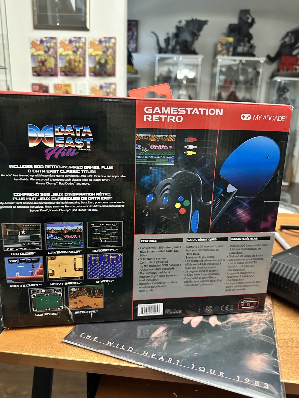 My Arcade Gamestation Retro Plug & Play Console 300+ Games W/ Data East Hits