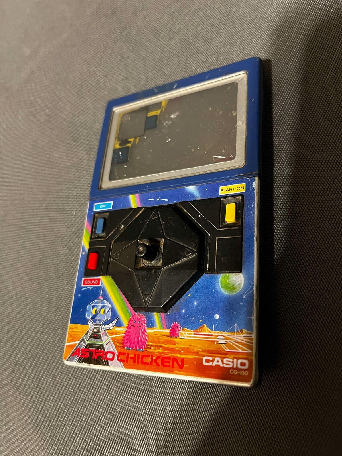 Casio Astro Chicken CG-130 Electronic Handheld Game 1984 For Parts Or Repair