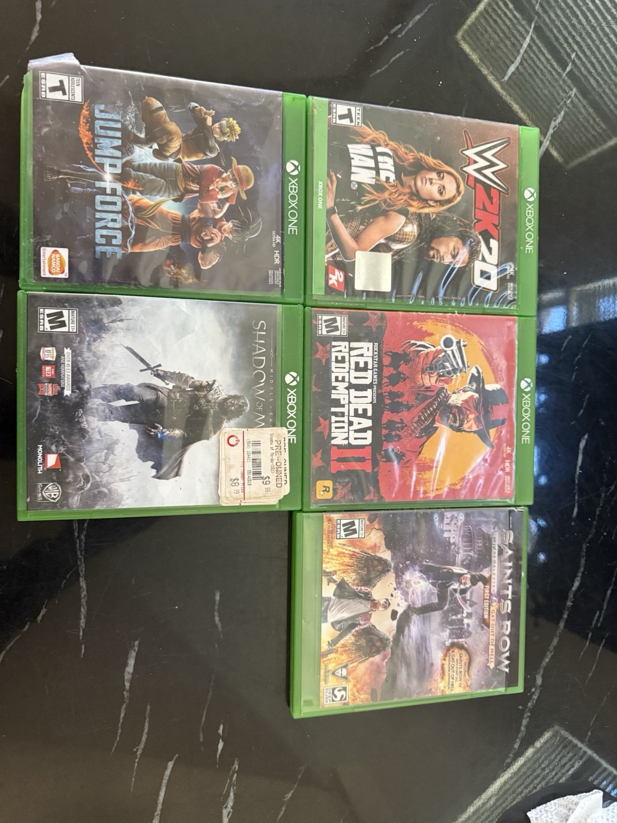 Xbox One S Bundle – 4 Controllers + 2TB Seagate External Hard Drive with Games