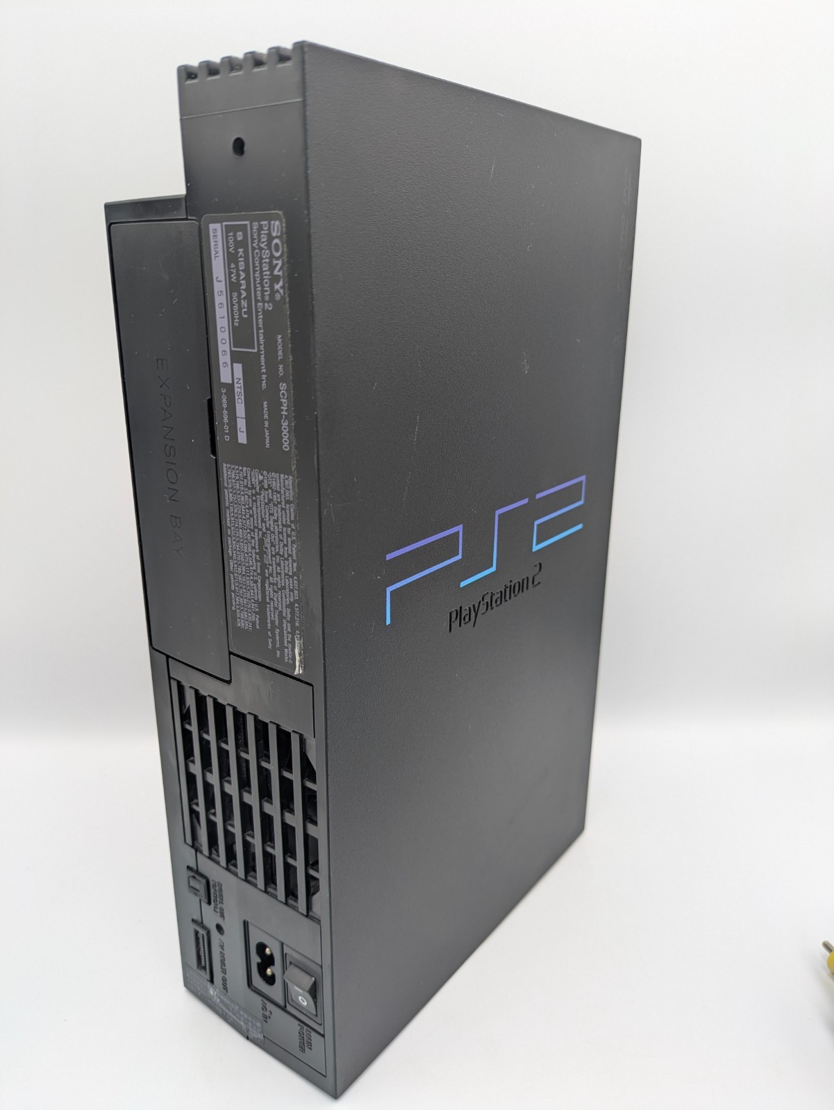 PS2 PlayStation 2 Console Flat Black SCPH-30000 With Memory Card Japanese Tested