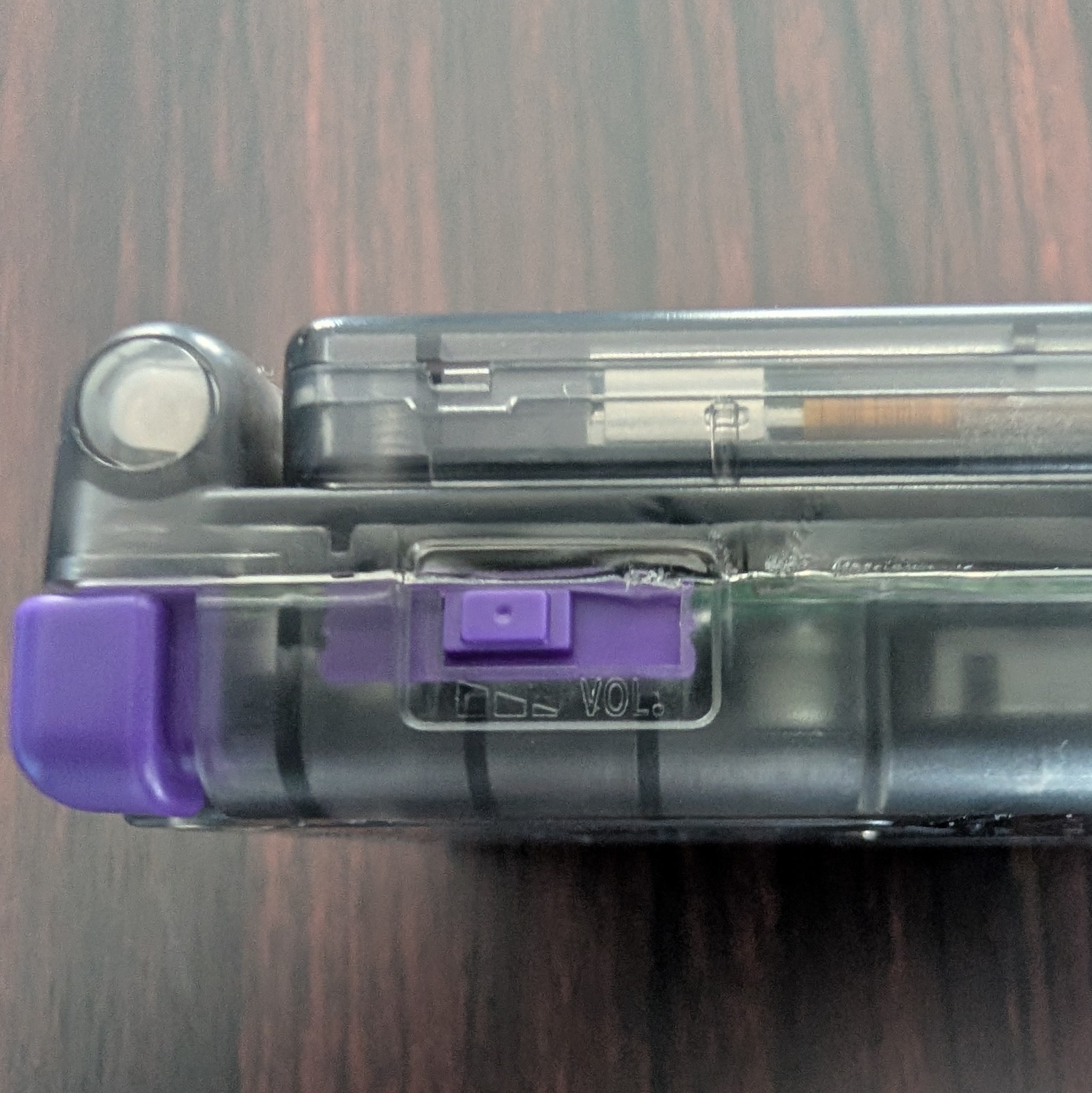 Custom GBA SP, IPS Screen, New Battery, Charger/Case – Smoke Purple (READ DESC.)