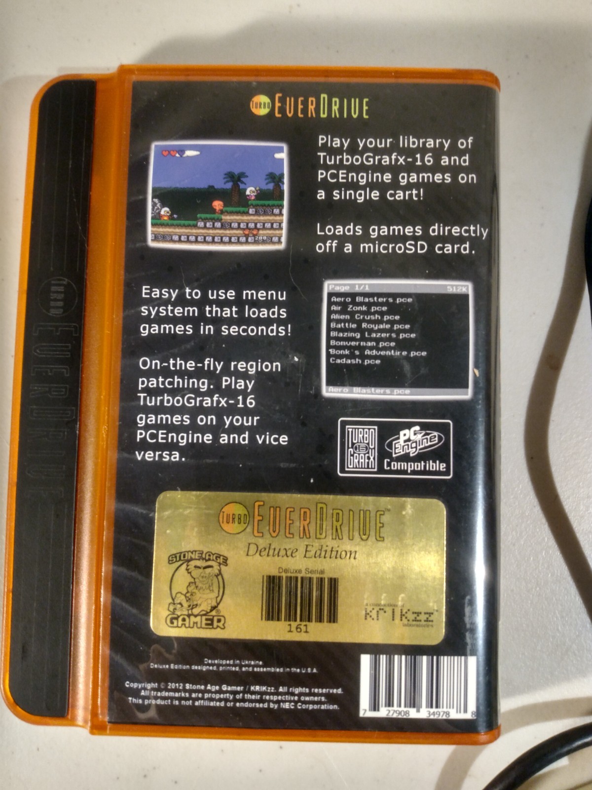 TV and PC Engine – JPN/US compatability switch/AV hookups! PLUS LOADED EVERDRIVE