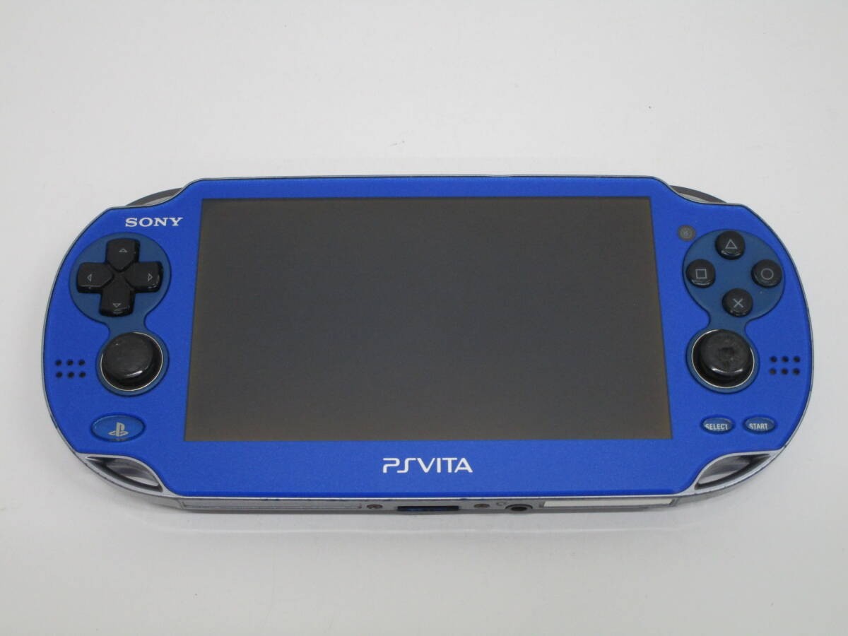 SONY PS Vita PCH-1000 Sapphire Blue Wi-Fi OLED FW:3.73 “Mint” Used
