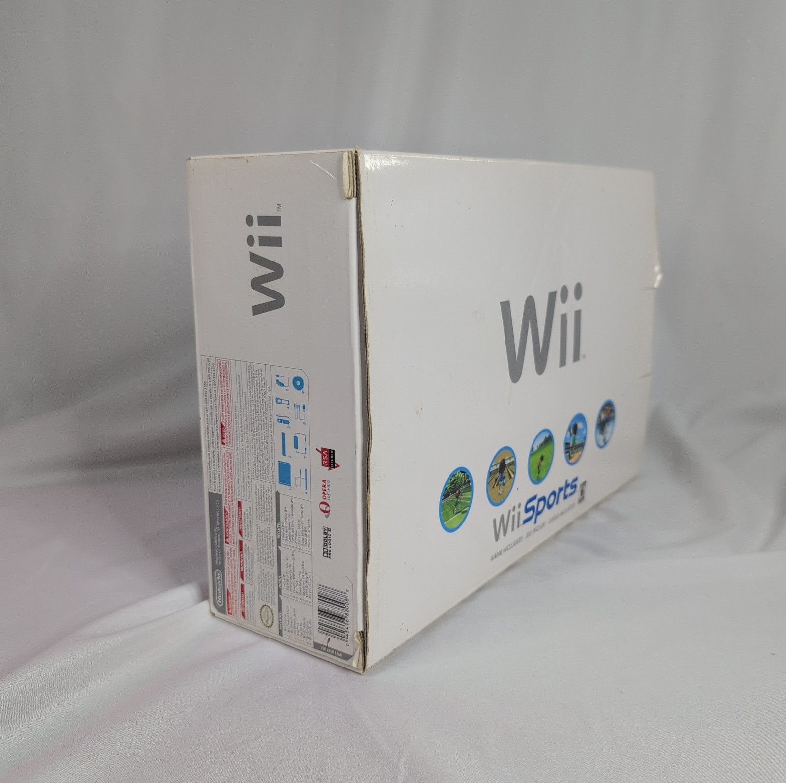 Boxed Nintendo Wii Console Bundle – 6 Games, Controller & Cords + Accessories