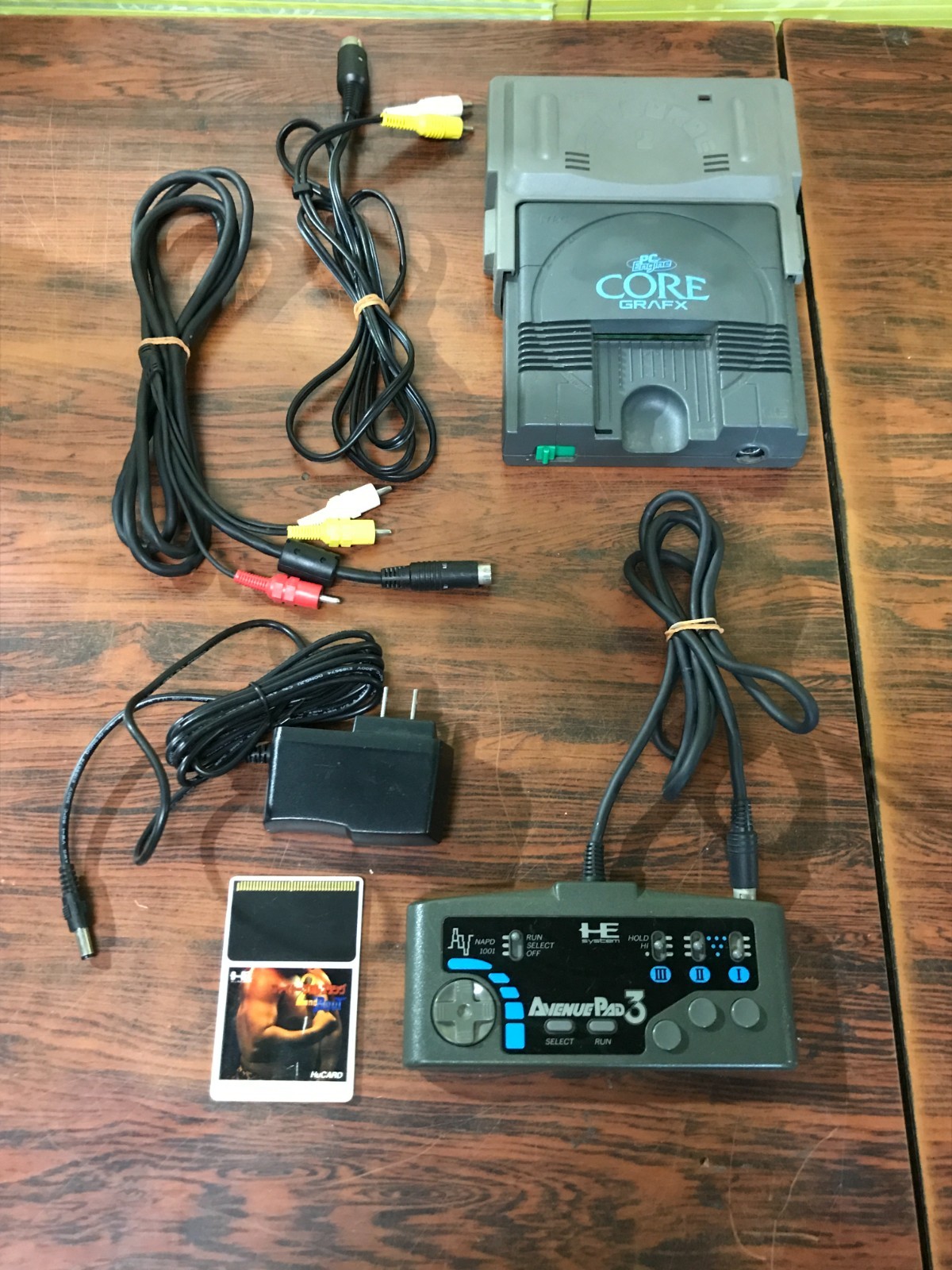 NEC PC Engine CORE GRAFX Console system PI-TG3 Tested NTSC-J PCE D49