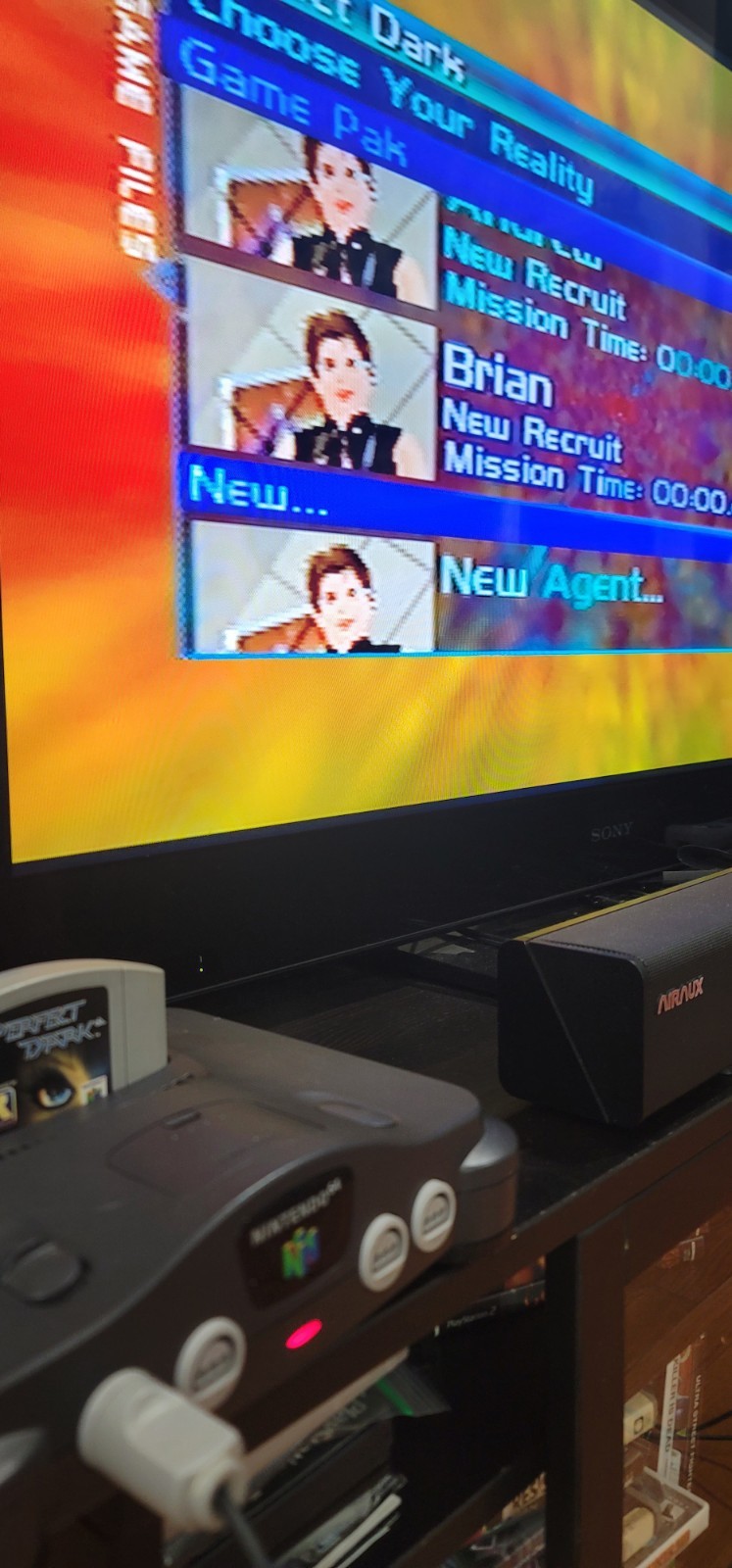 Nintendo 64 N64 Bundle, Perfect Dark, Jumper Pack, and an OEM Controller