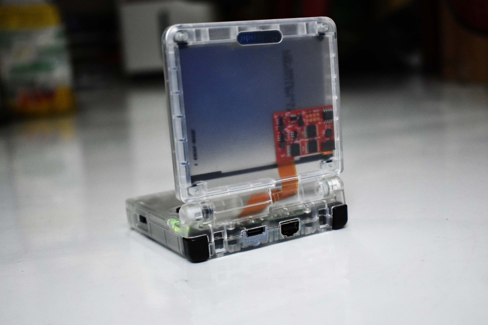 Backlit IPS LCD GBAsp Mod Nintendo Gameboy Advance SP Translucent