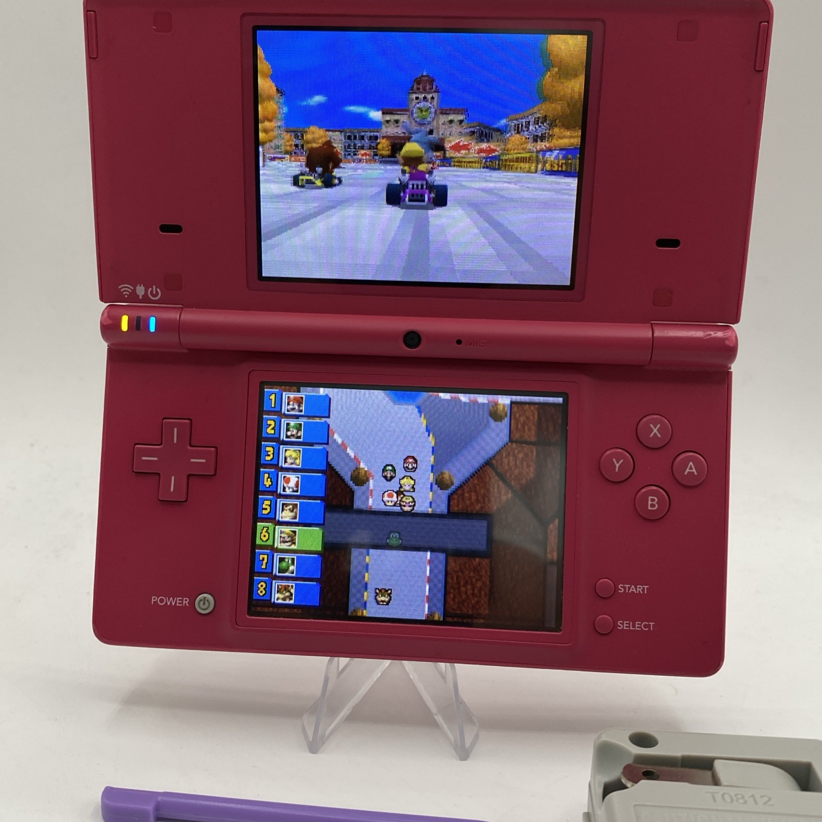 Nintendo DSi Hot Pink – Includes Preloaded Library (Large Collection)