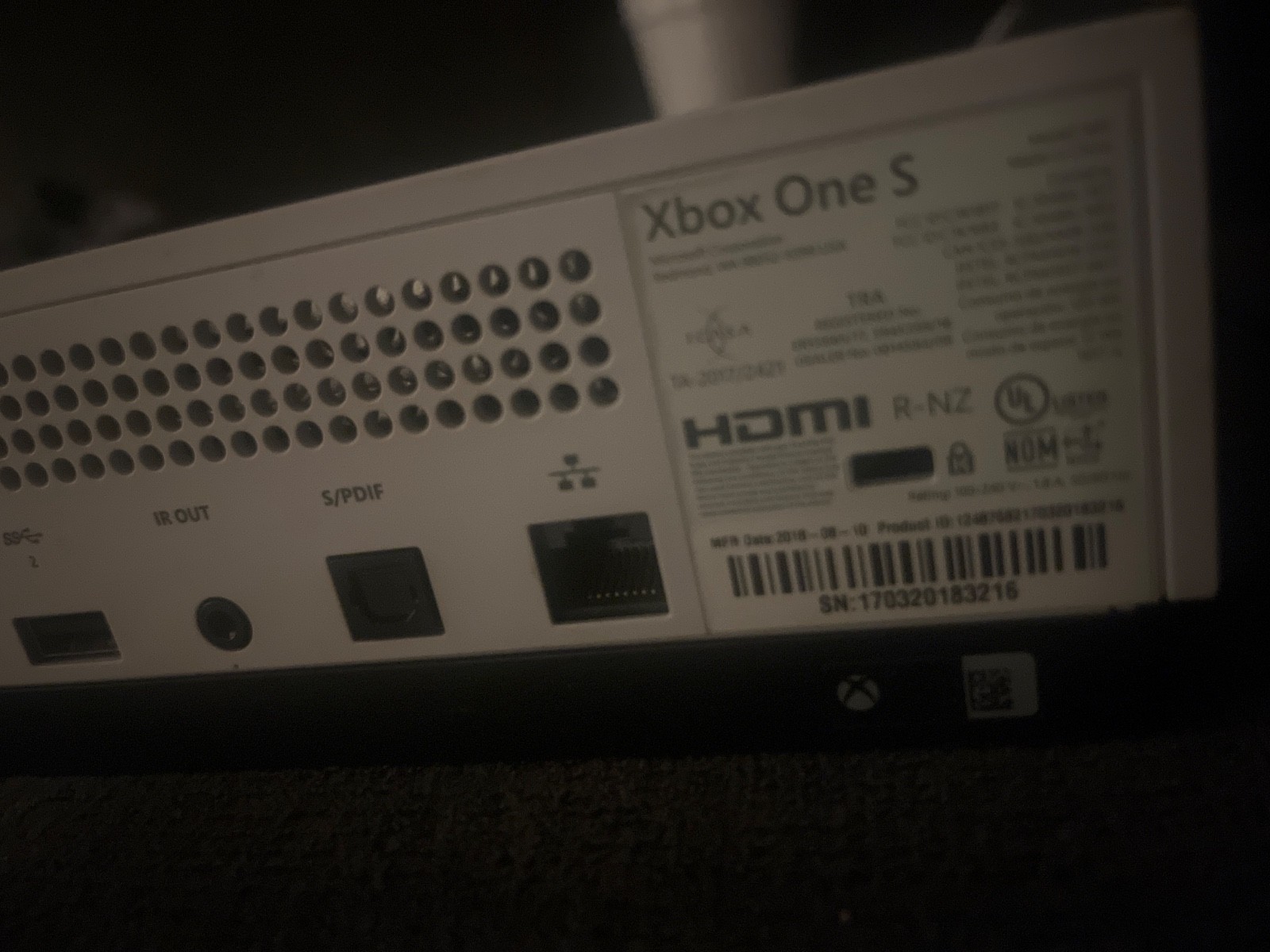 Microsoft Xbox One S 500GB Video Game Console – White (ZQ9-00001)