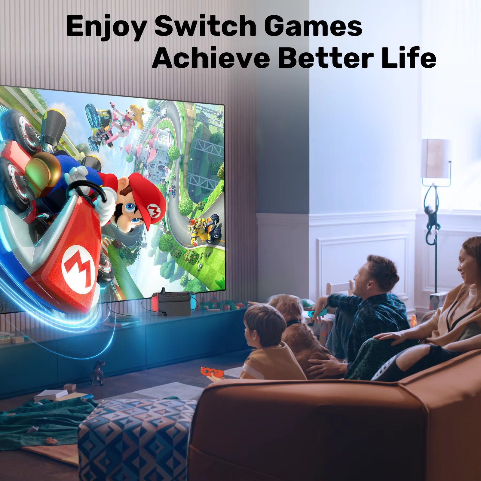 Portable Game Card Reader for Nintendo Switch OLED with Wireless Remote Control