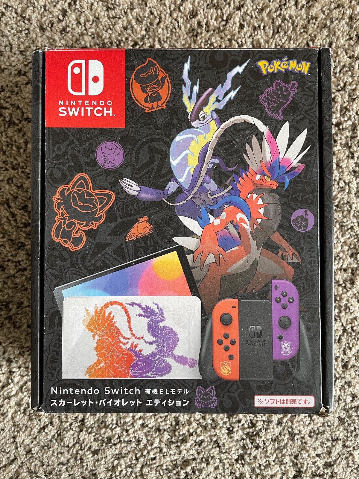 Nintendo Switch OLED + Pokemon Scarlet & Violet Edition Dock [READ DESCRIPTION]