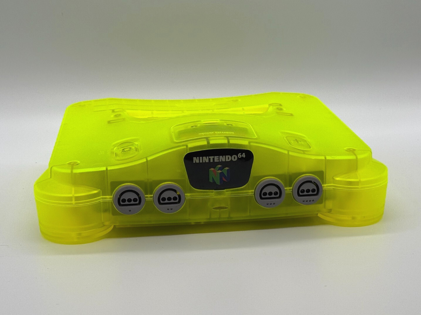 NEW Nintendo 64 N64 Limited Clear Mountain Dew Custom Multi-Color LED Rare