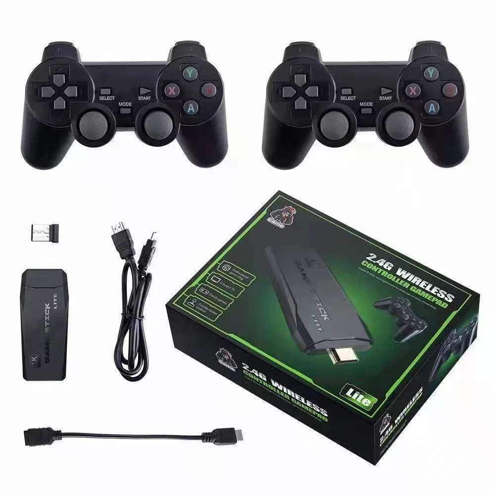4K HDMI Retro Game Console Output Plug and Play 20000+ Game Gamepad Controllers