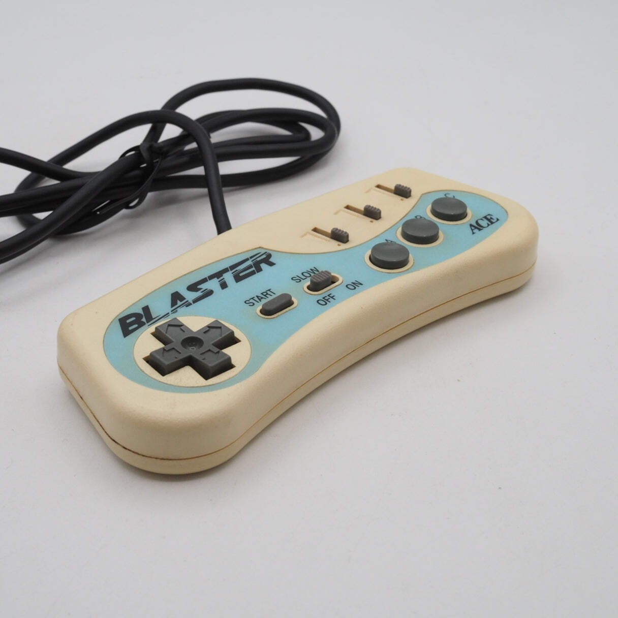 BLASTER Controller ACS-01 White Ace Denshi For SEGA Mega Drive Tested Working