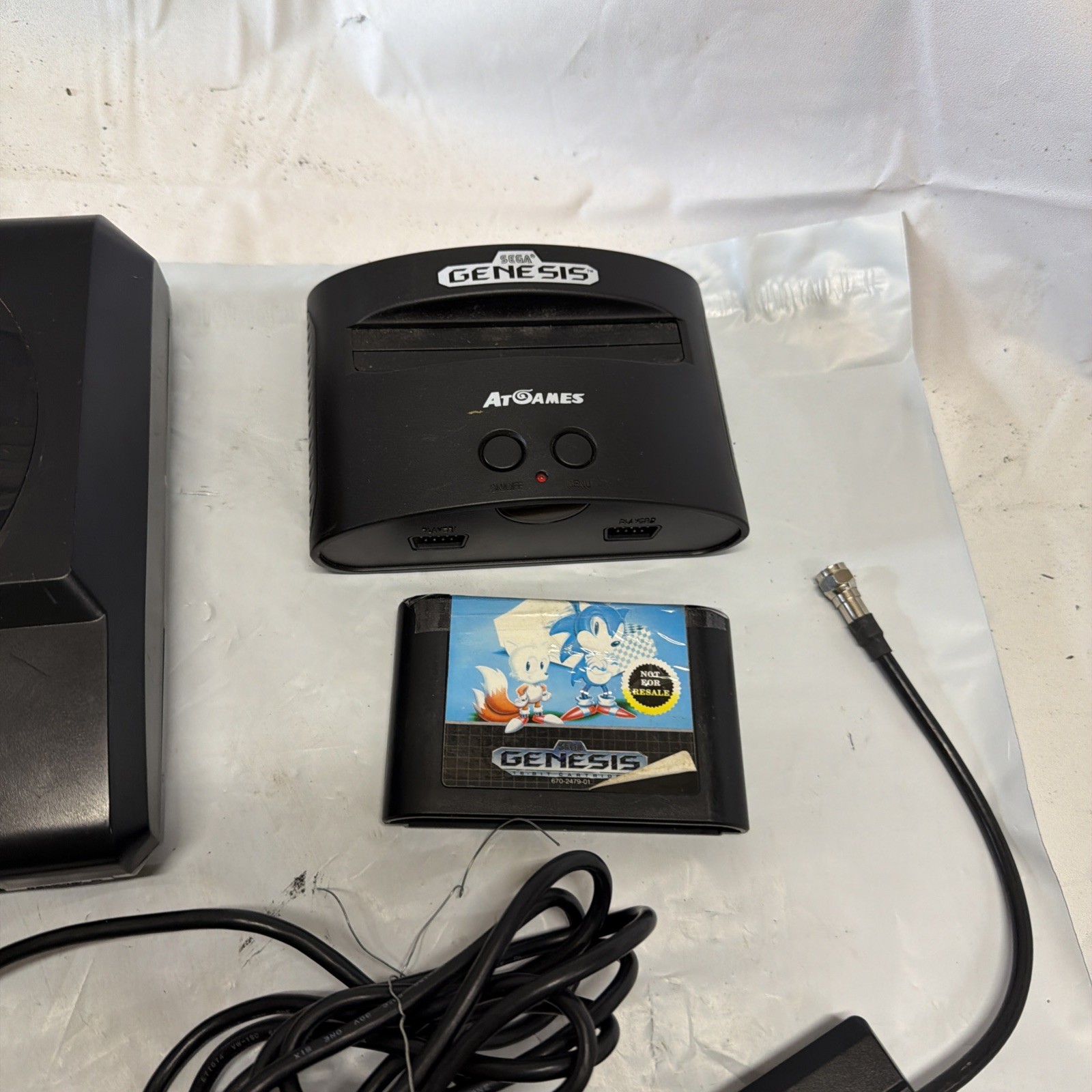 Sega Genesis Model 1601 Console Bundle Tested Working 2 Controllers With MINI