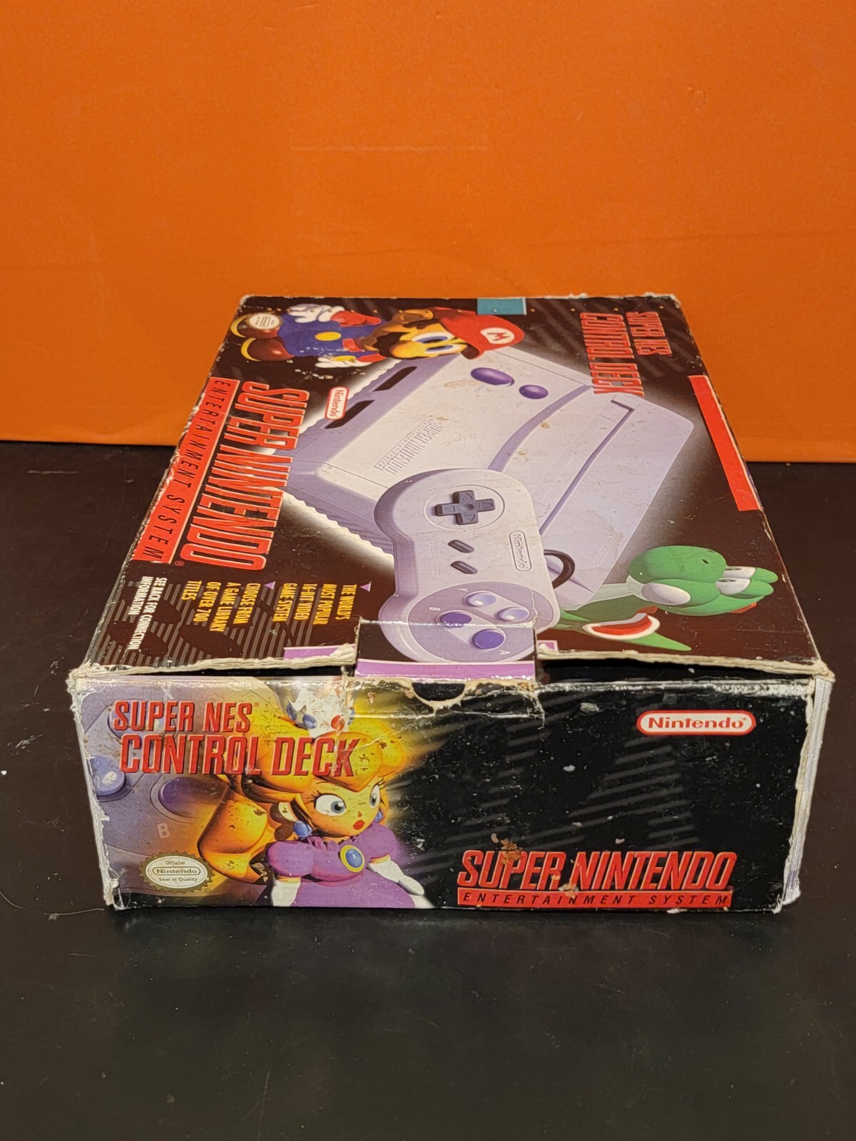Super Nintendo Junior Jr Control Deck Console in Original Box ~ Tested & Working