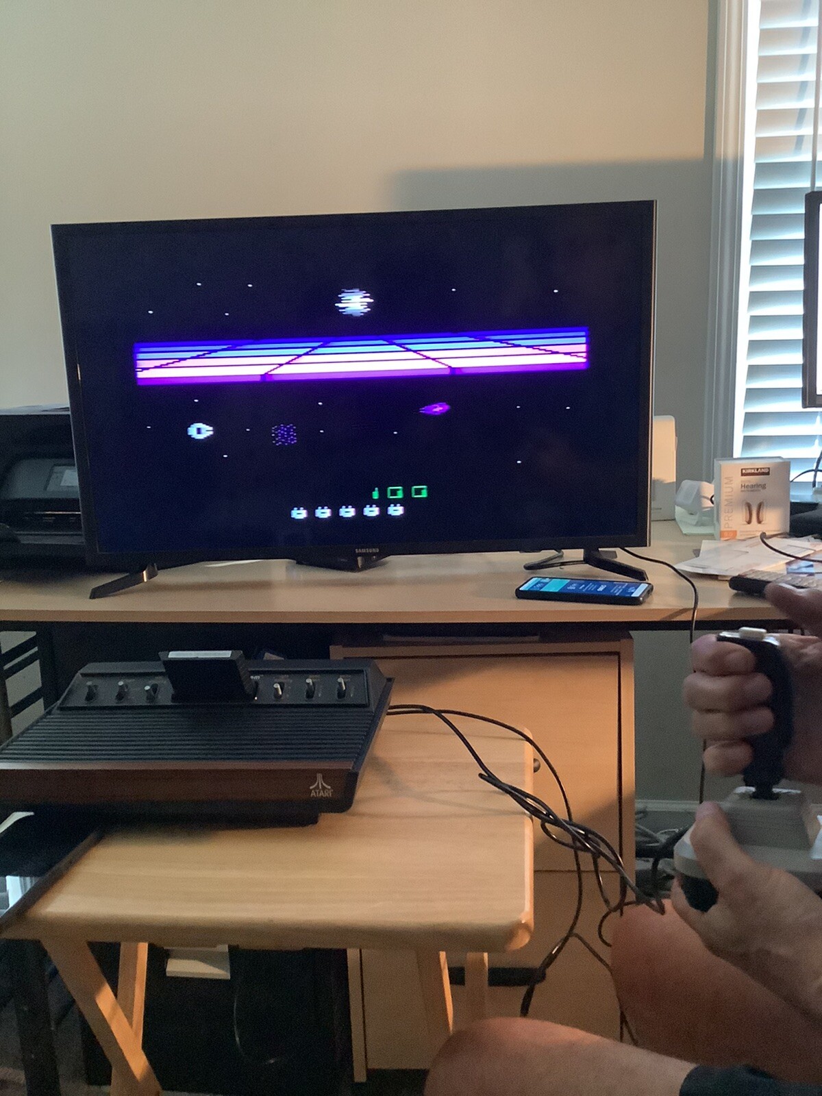Atari 2600 Sixer Taiwan Variant CX-2600 . 15 Games + AC adapter