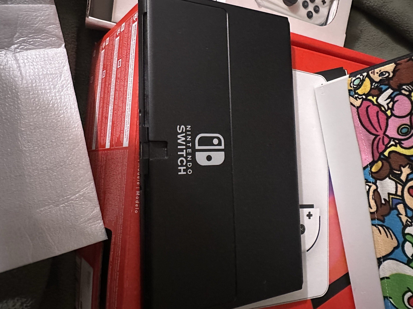 Nintendo Switch OLED Console Gaming System HEG-001 Black/White Bundle