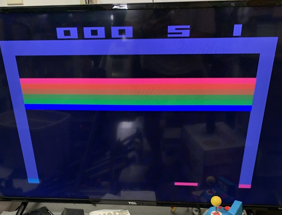 Jakks Pacific Atari Paddle – Plug N Play 13 TV Games Pong Breakout -TESTED WORKS