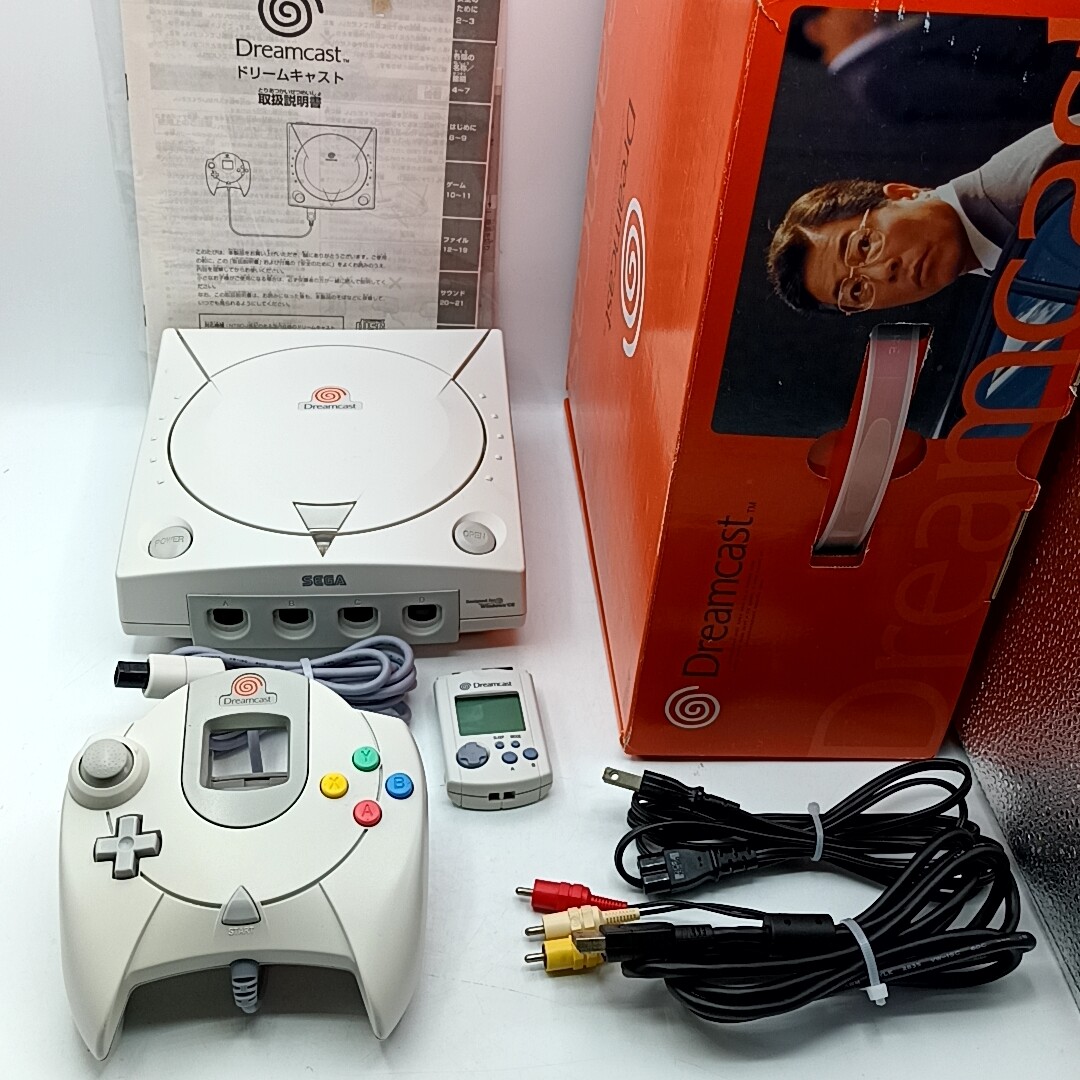 Sega Dreamcast Console White HKT-3000 Japanese Version – Choose Your Accessories