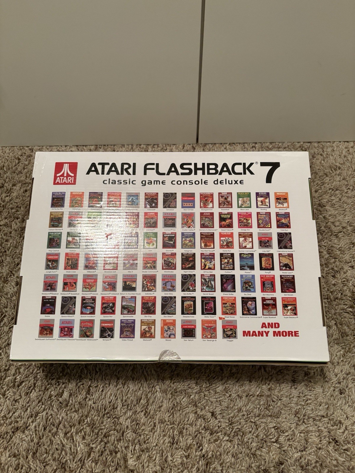 Atari Flashback 7 Classic Game Console System 101 Built In Games + 2 Controllers