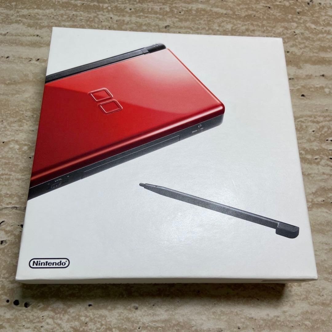 Nintendo DS Lite Crimson Black Complete in Box Near Mint CIB 7233