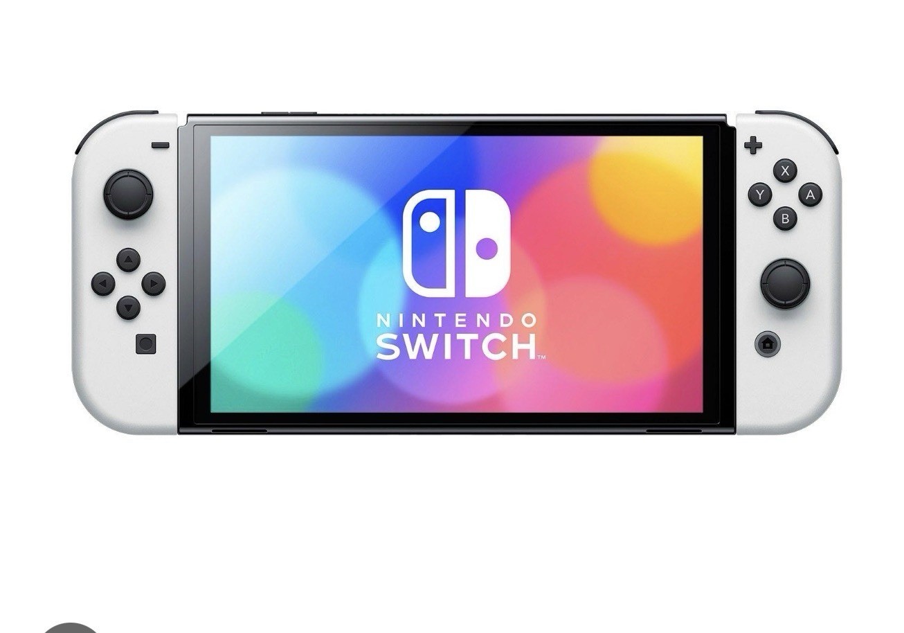 Nintendo Switch OLED Model HEG-001 Handheld Console – 64GB – White