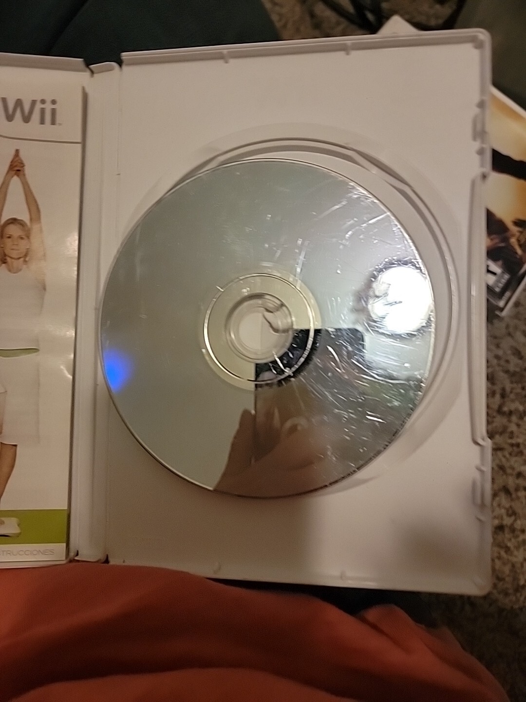 Wii Console,1 controller&Nun Chck,wii Fit Brd,7 games, plug, sensor bar & Manual